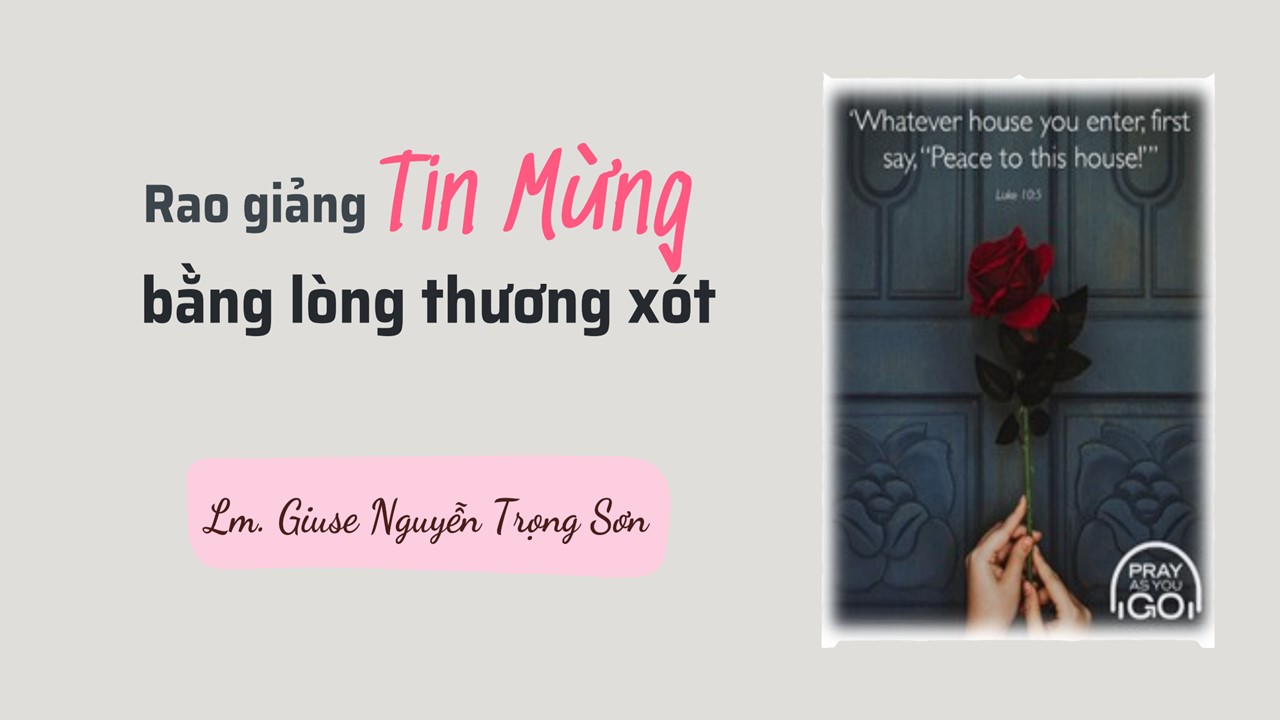 Rao giảng Tin Mừng bằng lòng thương xót - Thứ Năm Tuần XXVI - Mùa Thường Niên