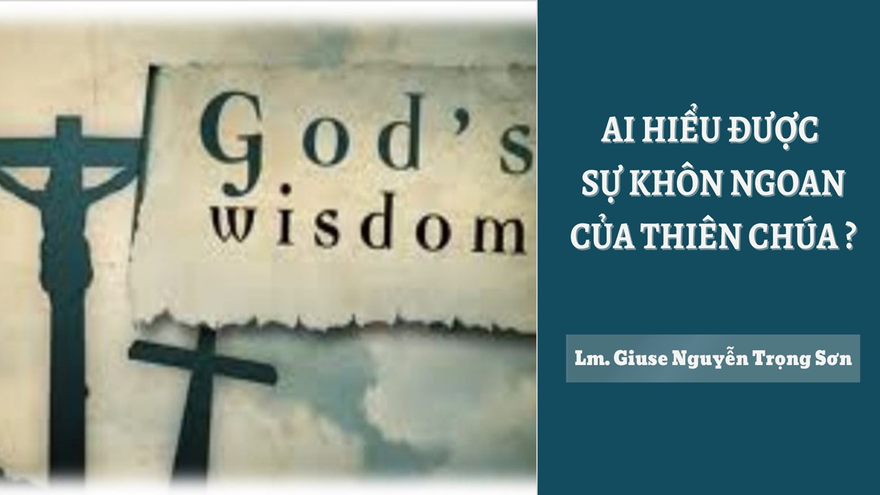 Ai hiểu được sự khôn ngoan của Thiên Chúa ? - Thứ Ba Tuần XXII - Mùa Thường Niên