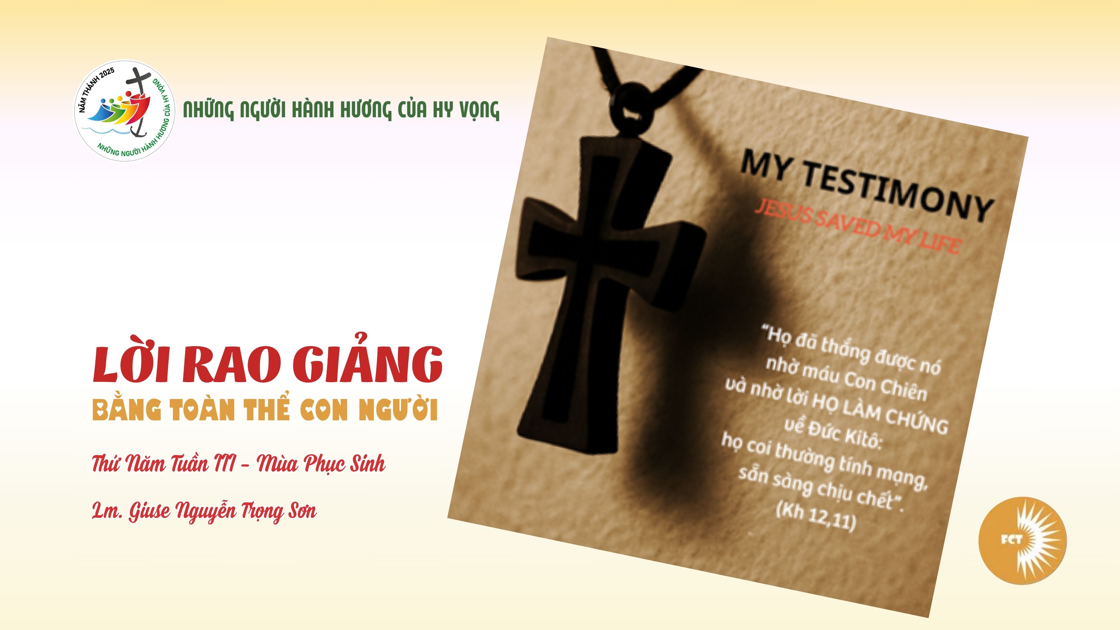 Thiên Chúa loại trừ hay bị loại trừ? Thứ Tư Tuần III - Mùa Phục Sinh