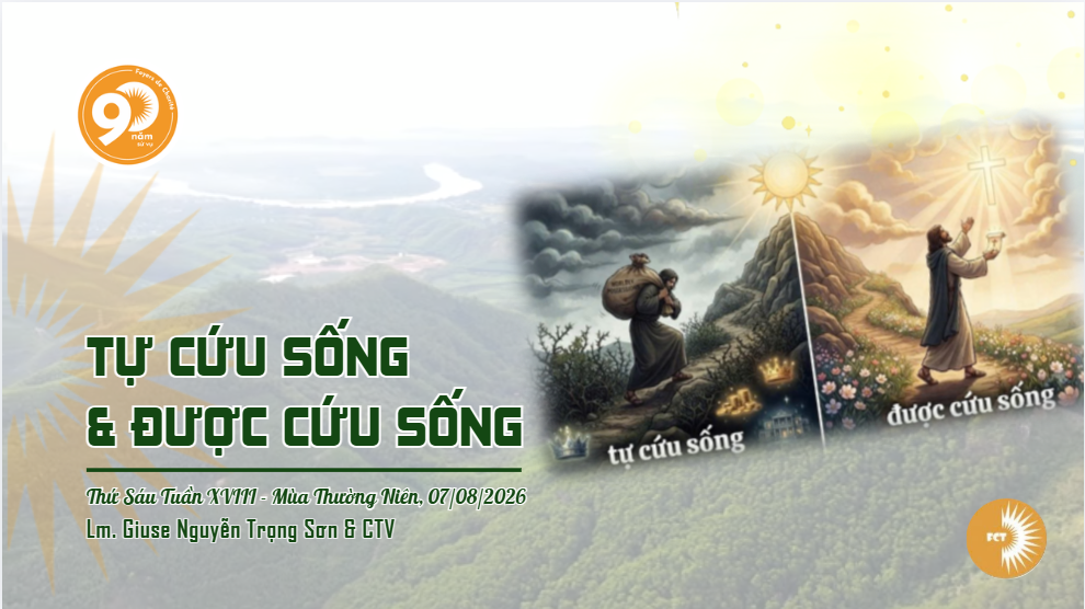 Tự cứu sống và được cứu sống - Thứ Sáu Tuần XVIII - Mùa Thường Niên