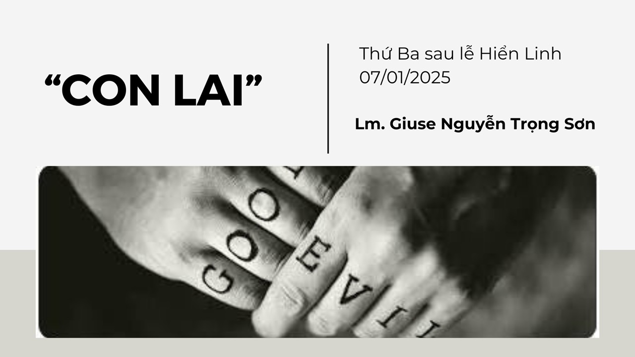 "Con lai" -  Thứ Ba sau lễ Hiển Linh