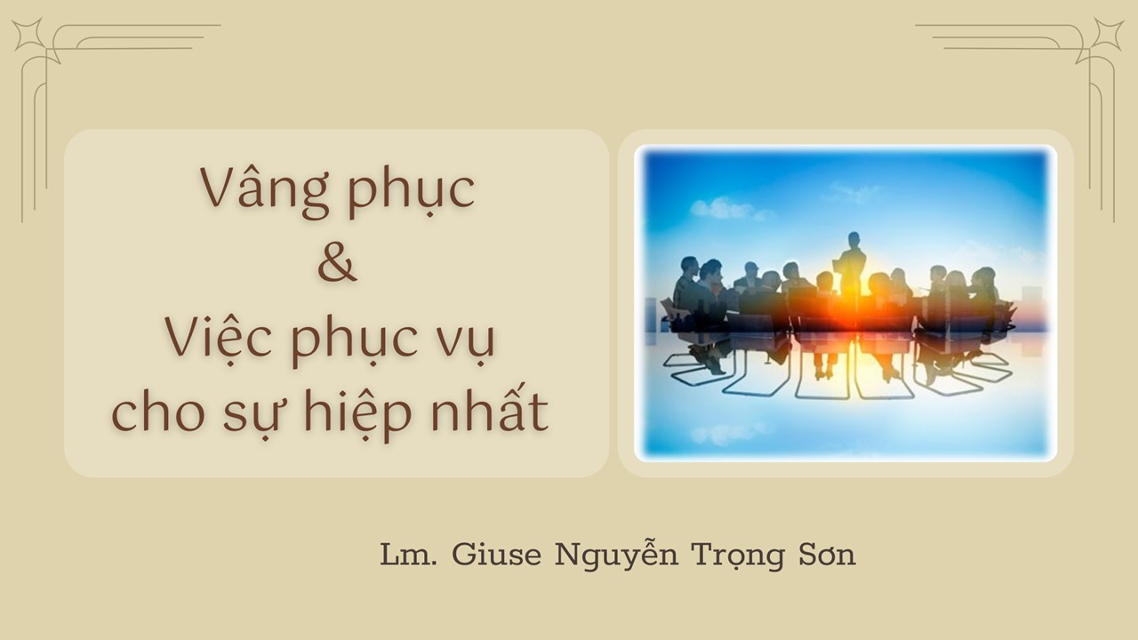 Vâng phục và việc phục vụ cho sự hiệp nhất - Cung hiến thánh đường Latêranô