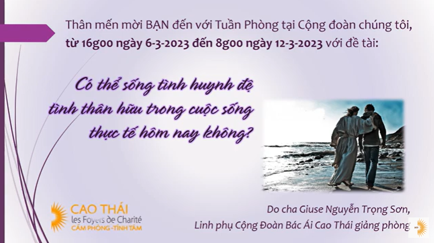 Những hoa trái thiêng liêng sau Tuần Phòng Căn Bản từ 06.03.2023-12.03.2023