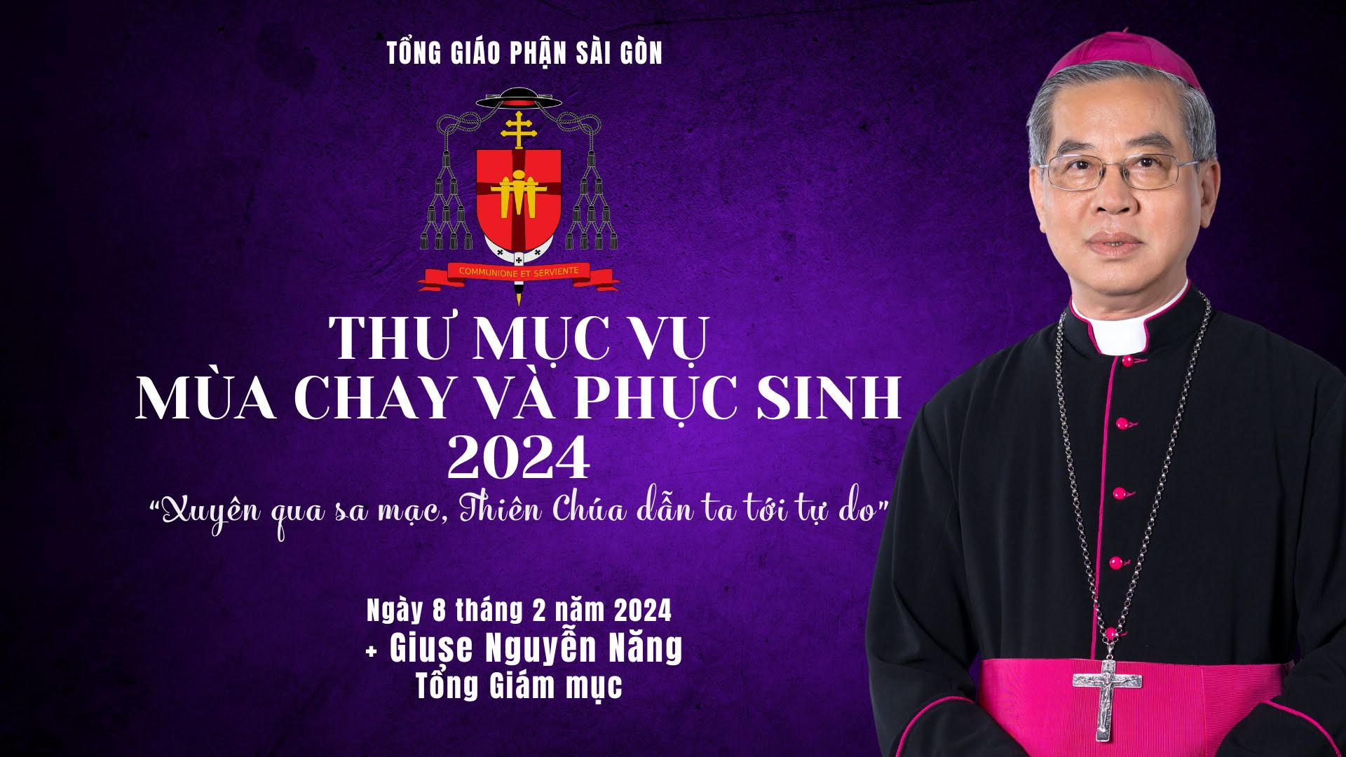 Thư Mục vụ Mùa Chay và Phục Sinh 2024