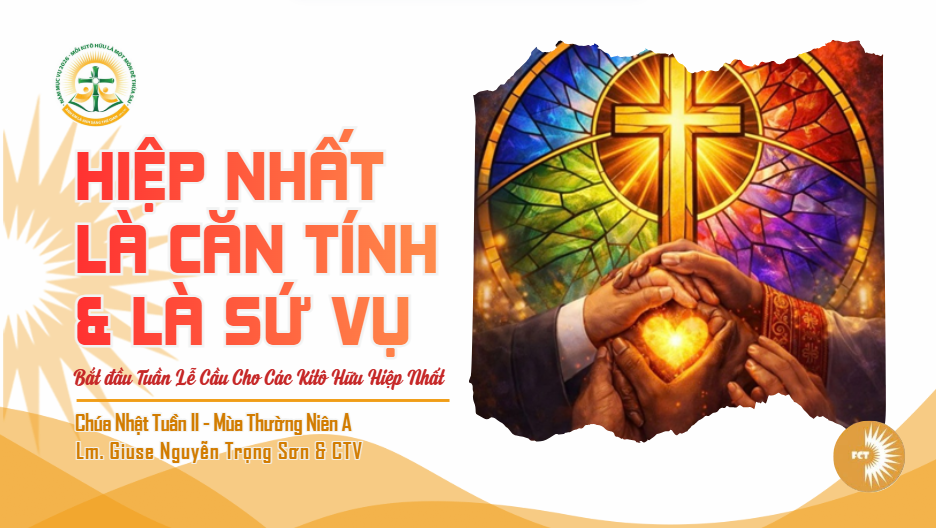 Hiệp nhất là căn tính và là sứ vụ - Chúa Nhật Tuần II - Mùa Thường Niên A