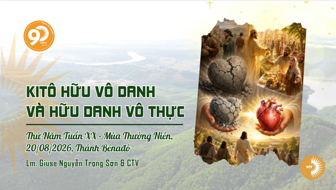 Kitô hữu vô danh và hữu danh vô thực - Thứ Năm Tuần XX - Mùa Thường Niên