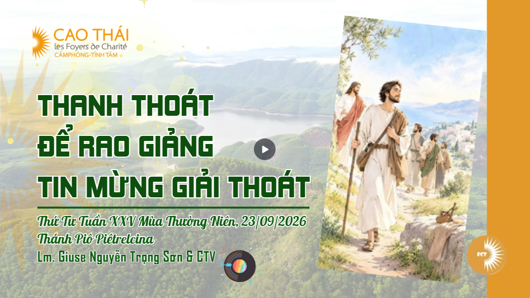 Thanh thoát để rao giảng tin mừng giải thoát - Thứ Tư Tuần XXV Mùa Thường Niên, Thánh Piô Piêtrelcina
