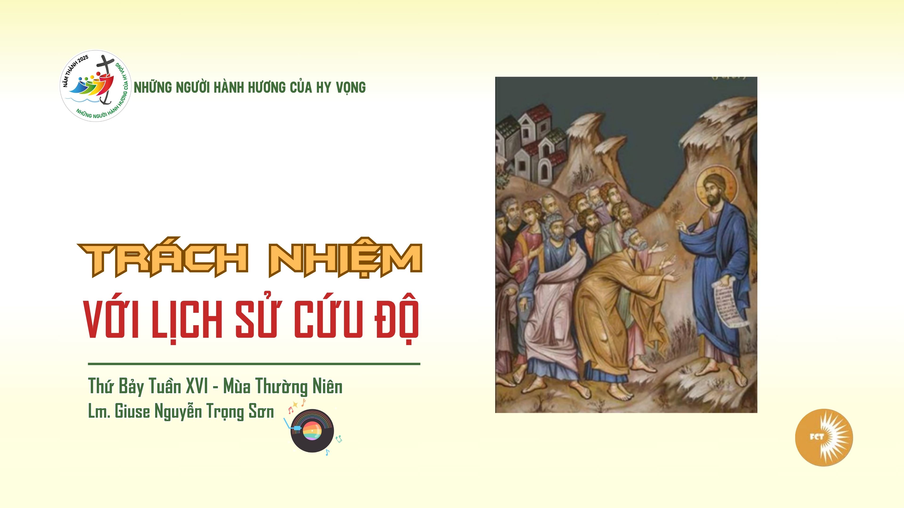 Trách nhiệm với lịch sử cứu độ - Thánh Gioakim và thánh Anna, song thân Đức Maria