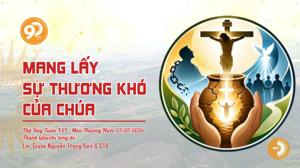 Mang lấy sự thương khó của Chúa - Thánh Giacôbê tông đồ