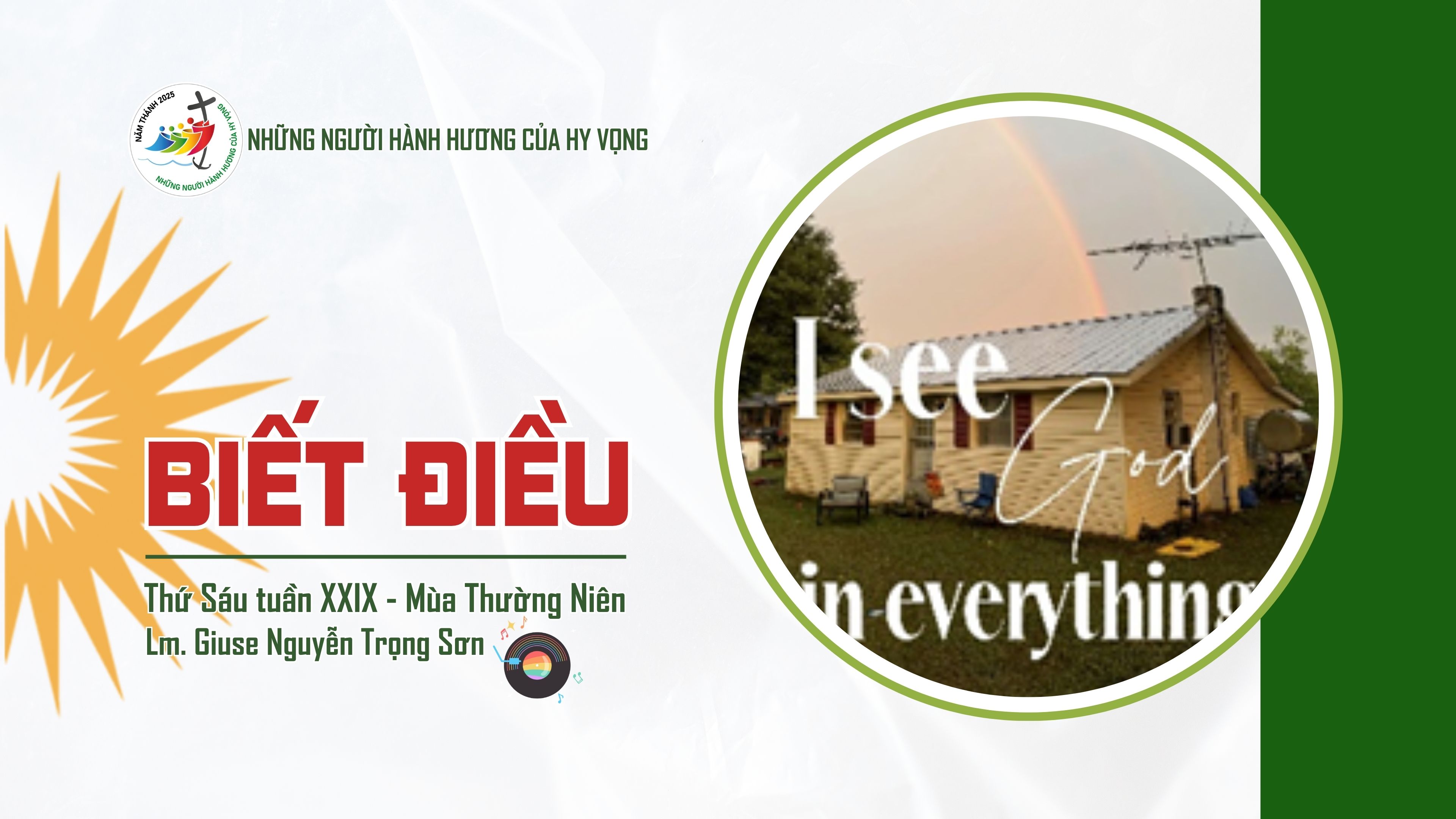 Biết điều - Thứ Sáu Tuần XXIX - Mùa Thường Niên