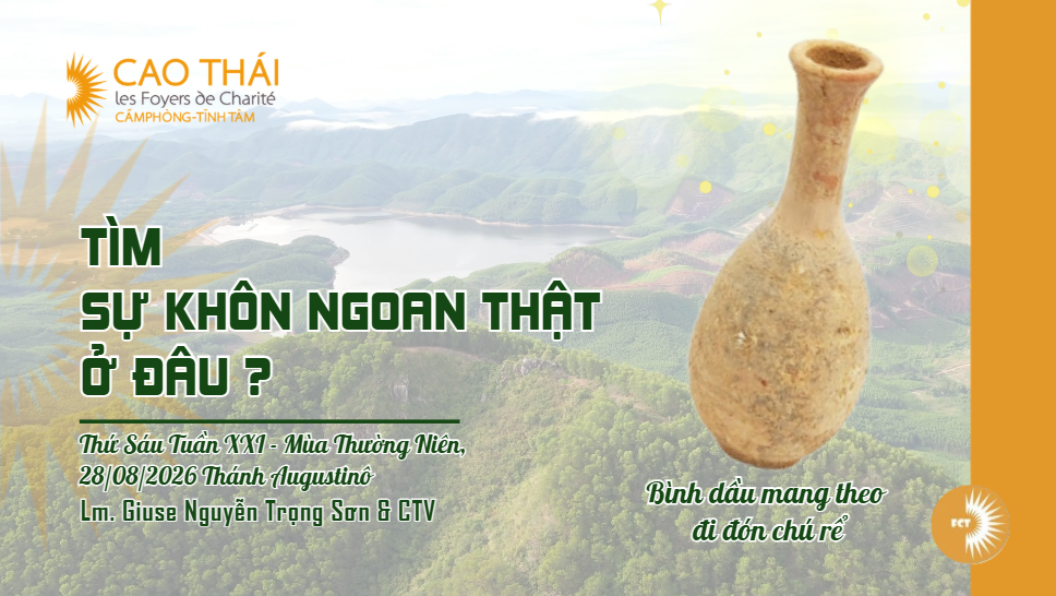 Tìm sự khôn ngoan thật ở đâu ? Thứ Sáu Tuần XXI - Mùa Thường Niên