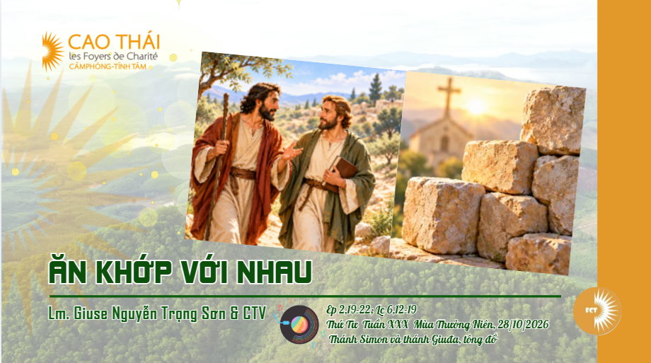 Ăn khớp với nhau - Thánh Simon và thánh Giuđa, tông đồ