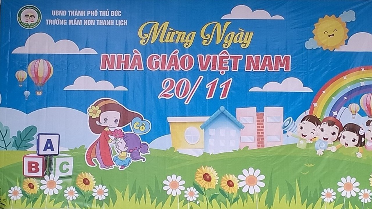 "Bé hát mừng cô" Mừng ngày Nhà Giáo 20.11 - Trường MNTT Thanh Lịch