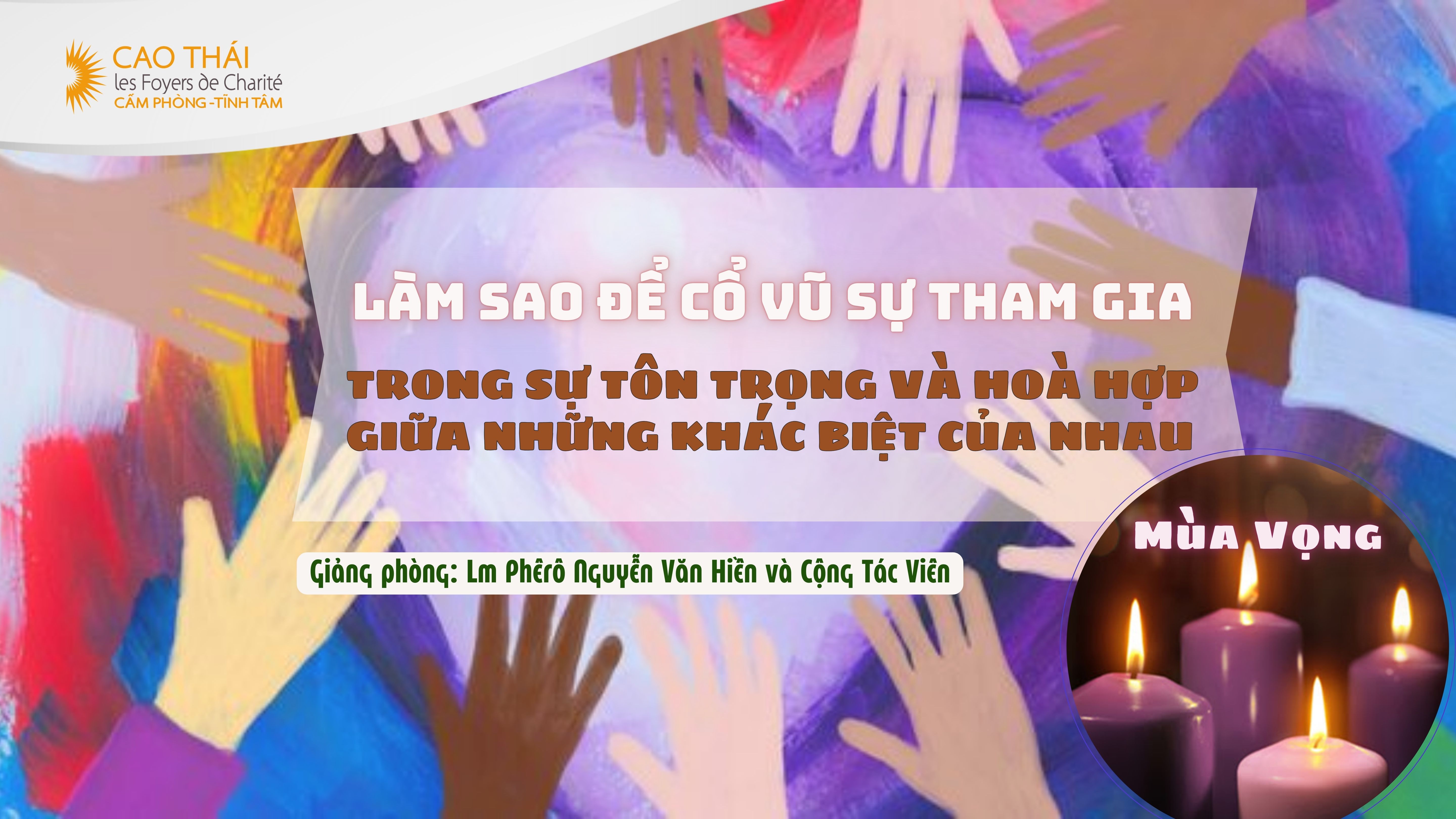 Tĩnh tâm Cuối Tuần, từ 13.12.2024 - 15.12.2024