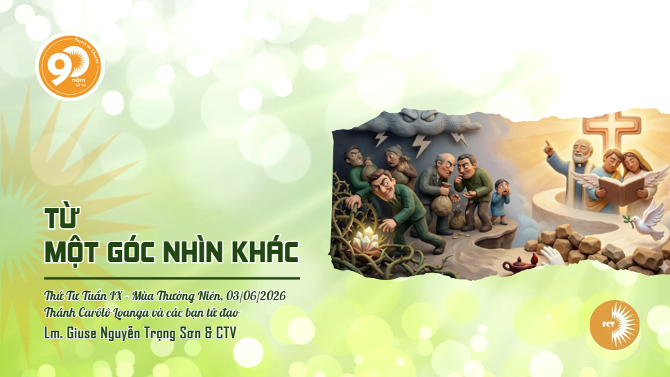 Từ một góc nhìn khác - Thứ Tư Tuần IX - Mùa Thường Niên