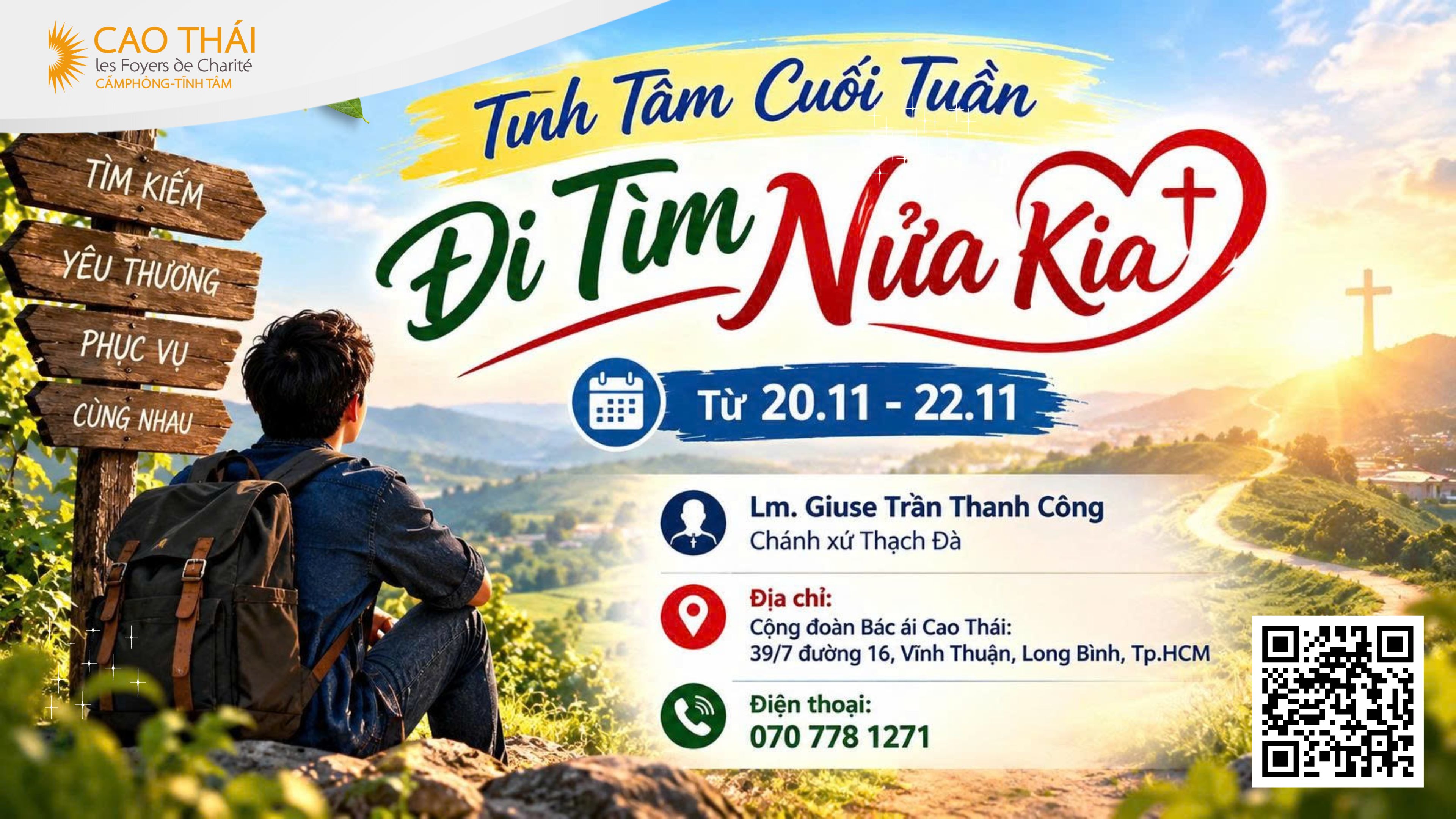 Tĩnh tâm Cuối tuần, từ 20.11-22.11.2026