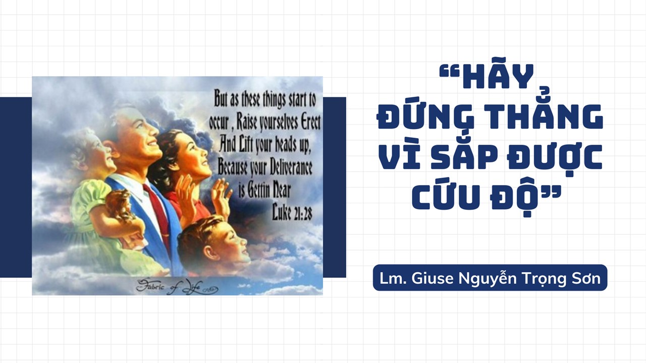 "Hãy đứng thẳng vì sắp được cứu độ" - Thứ Năm Tuần XXXIV - Mùa Thường Niên