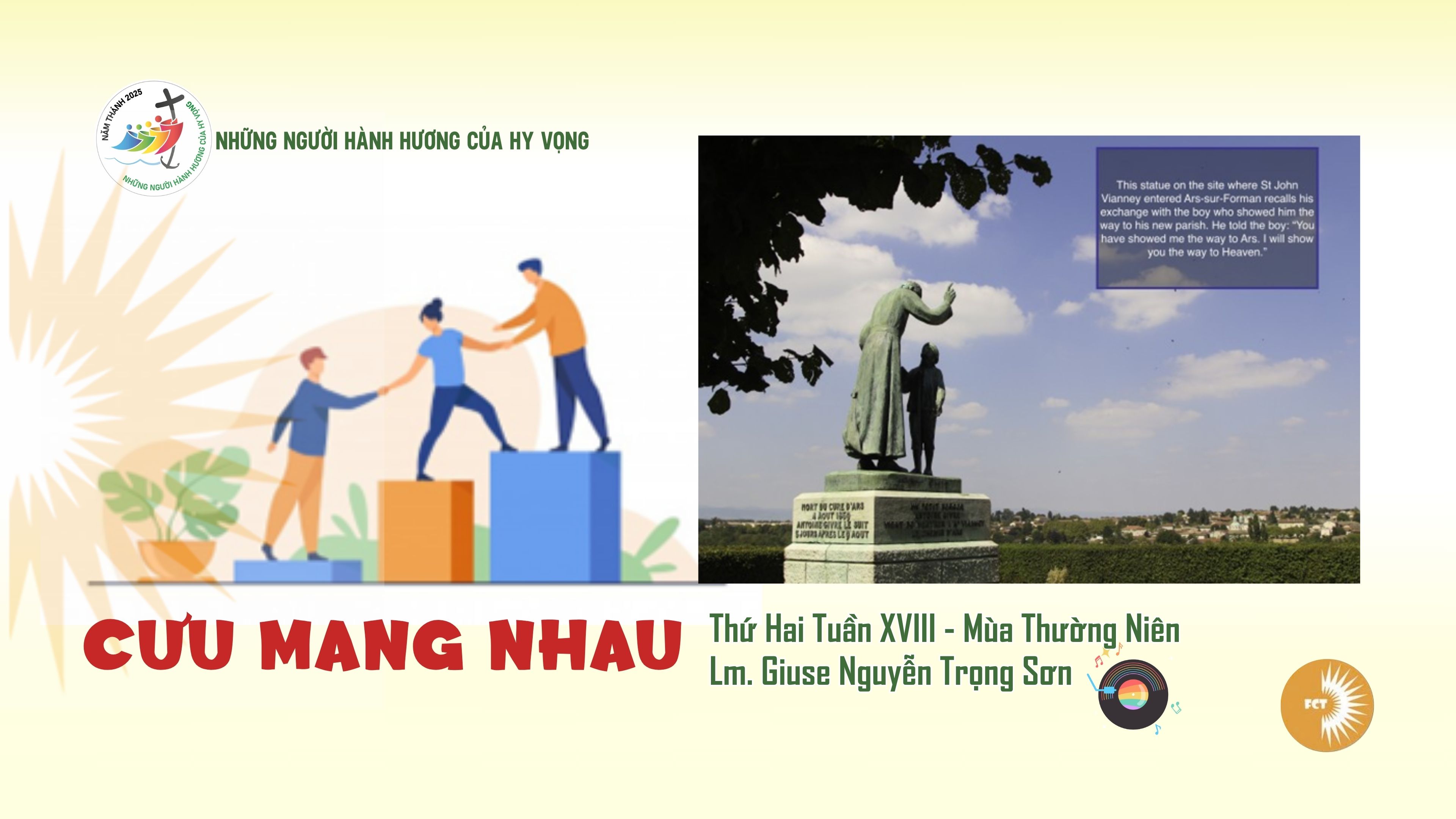 Cưu mang nhau - Thứ Hai Tuần XVIII - Mùa Thường Niên