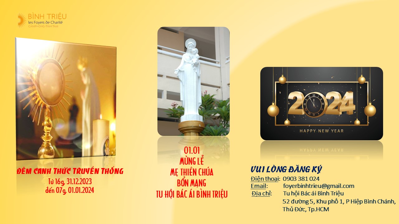 Canh thức Cuối Năm 31.12.2023 - 01.01.2024 - Foyer Bình Triệu