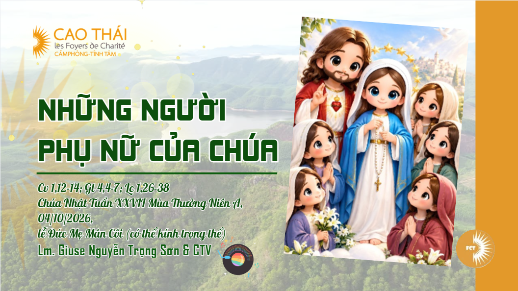 Những người phụ nữ của Chúa - lễ Đức Mẹ Mân Côi