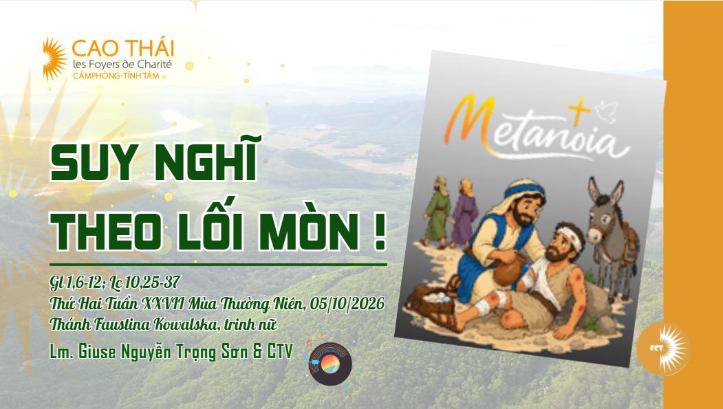 Suy nghĩ theo lối mòn ! Thánh Faustina Kowalska