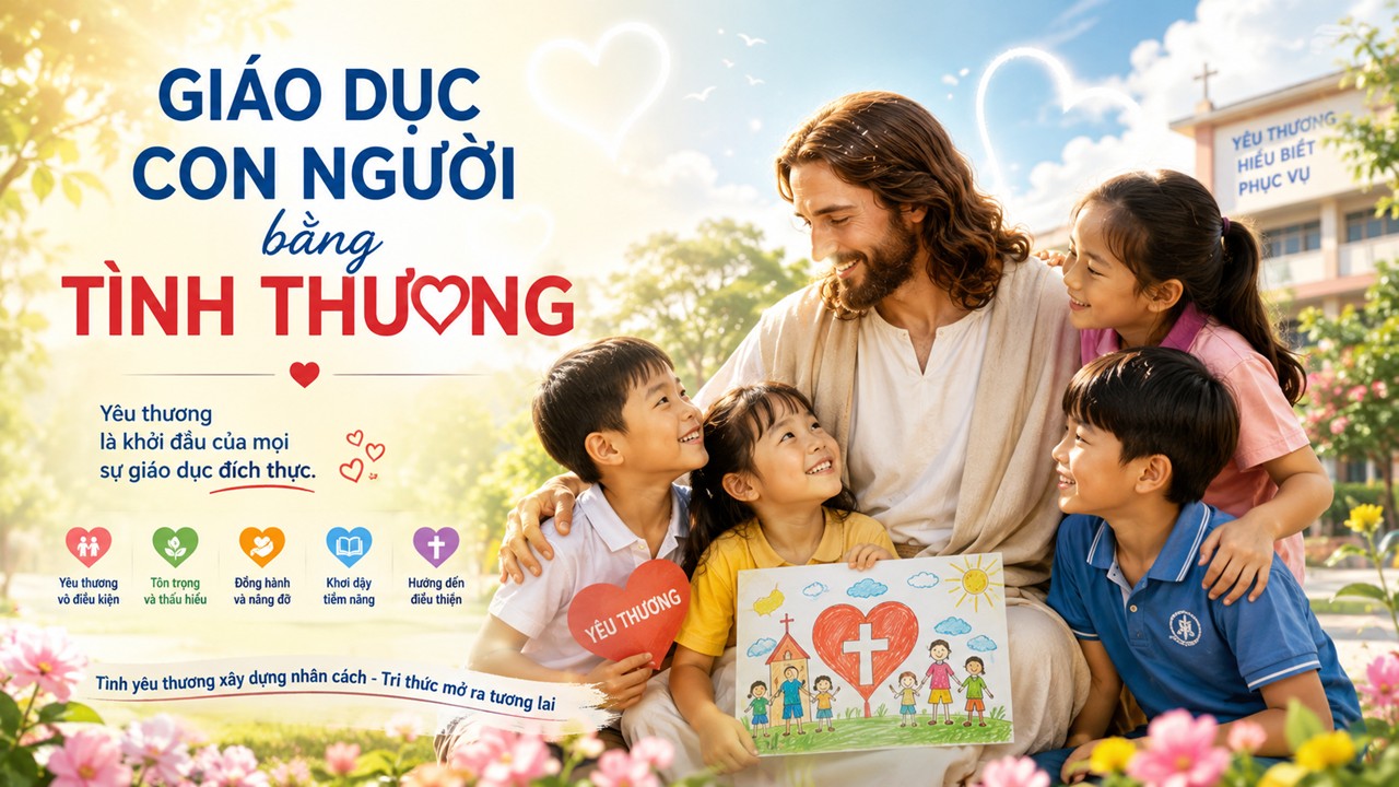 Giáo Dục Con Người Bằng Tình Thương - Tĩnh tâm cho Giáo viên trường MNTL